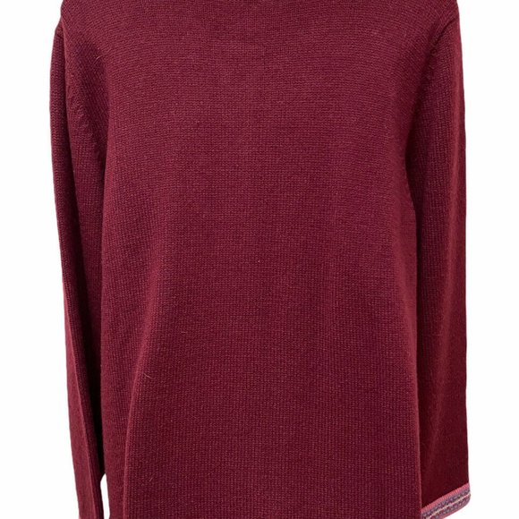 Tog Shop Cardigan Sweater Wool Blend Knit Floral - Picture 2 of 7